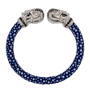 Skull Head - Blue Stingray Bracelet